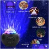 لوازم الحفلات الأخرى لحفلات الحفلات USB LED Starry Projector Blue Tooth Galaxy Sky Star Ocean Laser Lamphere مصباح Mtiple M dhje5