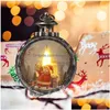 Christmas Decorations Christmas Decorations Santa Claus Lantern Light With Led Candle For Home Navidad Tree Ornaments Xmas Gifts Dro Dhvtb