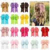 6 pouces bébé filles pinces à cheveux Double couche ruban machaon arcs pinces à cheveux enfants femmes infantile épingles à cheveux accessoires de cheveux