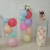 Parti Dekorasyonu 3pcs Yuvarlak Silindir Akrilik Kavatalar Kek Masa Kaide Stand Pillar Balonlar Raf Bebek Duş Doğum Günü Did Düğün