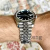 Luksusowy zegarek 41 mm DATEJust 126334 Blue Index Jubilee Fled Bezel Men's3235 Automatyczne zegarek200R