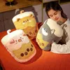 Creative Cute 40Cm Plush Bubblek Milk Tea Cup Toy Soft Hand Warmer ldren Cuddles Milk Tea Cup Dolls Birthday xmas Gift J220729