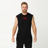 Herrtankstoppar Gym Mens Mesh Casual Top Fashion Fitness Sporting Sleeveless snabbtorkande Vest Workout Bodybuilding Breattable Singlets