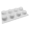 Moldes de cozimento Bola 3D Bola redonda Meia esfera Moldes de silicone para Pudim Diy Mousse Chocolate Cake Mold Kitchen Acessórios Ferramentas