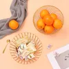 Bouteilles de stockage bol de fruits en métal maison créative salon finition de bureau articles de cuisine conteneurs