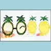 Inne imprezy imprezowe zapasy na Hawajskie plażę ananasowe okulary Kreatywne śmieszne okulary na cosplay świąteczne dekoracje ślubne wydarzenie dhrjo
