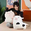 1 pz cartone animato carino 45 cm coccole bovini suini pecore coccole kawaii bambola morbida peluche cuscino del divano per bambini bellissimo regalo J220729