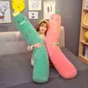 Cartoon Animals Plush Long Pillow Plants Long Pillow Carrot Dinosaur Strawberry Cuddles Bedroom Sleeping Pillow Gifts J220729