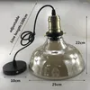 Hanglampen Vintage E27 Lamphouder Lichten Retro Glas Hanglamp Rusland Luminaire keuken Diningsslaapkamer Café Bar Decor