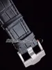 APF 2641 A3126 Cronografo automatico Mens orologio da uomo 44 mm Case nero Blue Tagued Stick Segnalini in pelle Super Edition Puretime Strap Tecnologia esclusiva B2