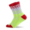 Sports Socks Professional Compression H￶gkvalitativ cykel snabb torr andas basket mellanstrumpor