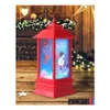 Christmas Decorations Christmas Decorations Lantern Light Led Electronic Candle Lights Decoration Props Square Lighthouse Year Gift Dhsea