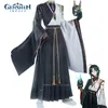 Anime Genshin Impact Project Cos Xiao Old Costume Game Cosplay Clothing Full Set Mandrill lämplig för män Rollspel Suit J220720