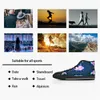 Sapatos personalizados DIY Classic Canvas Skateboard Casual Aceitar Triple Black Customization UV Impress￣o de baixo corte masculino Esportes de mulheres esportes Tamanho ￠ prova d'￡gua 38-45 color760