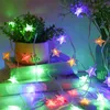 Cuerdas Luces de cadena navideñas Estrella LED adecuada para decoraciones navideñas interiores y exteriores de árboles