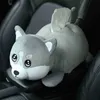 Kawaii Unicorn Araba Domuz Husky Kedi Kağıt Kağıt Havlu Peluş Hayvanlar Doku Kutusu Ev Çekim Kağıt Doku Tutucu Peçete Peçelesi Kılıf Pullu Peluş J220729