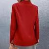 Женские костюмы S-2XL Стильная женская мода повседневная кардигана Blazer Patcwork Office Ladies One Button Business Olde