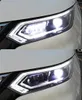 Lámpara frontal de estilo de coche para faros Dualis 20 19-20 20, nuevo faro LED Qashqai, lente de proyector LED DRL, accesorio para automóvil