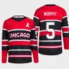 Chicago Hockey''nhl''blackhawks reverse Retro Kevin Korchinski koszulka Frank Nazar Sam Rinzel 61 Riley Stillman 5 Connor Murphy 65 Andrew Shaw