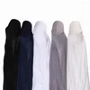 Kogelcaps ramadan moslim mode honkbal met sjaal hijab sjaal vaste kleur bandana tulband hoed voor vrouwen klaar om bonet te dragen