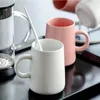 Mugs Coffee Cups Skinny Tumbler Mug Ceramic Espresso Cup Pink Cute Coffe Tazas De Ceramica Creativas Drinkware Multicolor Gift