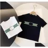 T-shirts Baby Designer Barn T-shirts Sommar Flickor Pojkar Mode T-shirts Barn Barn Casual Toppar Bokstäver Tryckta T-shirts 14 färger Drop Dhypx