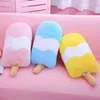 RealLife Popsicle Pillow Cute Ice Cream Plushie Toy Soft Stuffed Macarons Snack Doll Plush Food Toys Cushion Soffa Girls Decor J220729