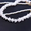 UDDEIN – collier ras du cou Double couche Vintage, chaîne de perles, pendentif, bijoux de mariée, cadeaux de fête, collier ras du cou irrégulier