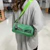 60 ٪ خصم على حقائب المصمم الفاخرة Women 2022 New Fashion Cylinder English Printing Crossbody Counter Simple