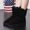 Australia Australian Classic Warm Boots Womens Mini Half Snow Boot USA GS 58031 Winter Full fur Soffice peloso Stivaletti in raso Stivaletti pantofole US4-12 Vendite calde