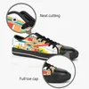 hommes femmes diy chaussures personnalisées basse toile de skateboard baskets triple noire blanc personnalisation uv imprimer sportif baskets