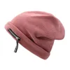 Basker kvinnor stickad vindtät hatt söta damer utomhus cykling skidåkning härlig kall vinter håll varm för flickvän h7ef