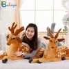 Babique 1pc 75110см Большой симуляционный животный Sika Deer Cuddles фаршированные милые куклы жирафа для Ldren Baby Creative Home Decor Gift J220729