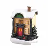 Christmas Decorations Christmas Decorations Lighted Houses Village Led Resin Light House Scene Ornaments For Kids Children Gift Drop Dhd03