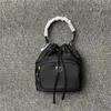 Purse Bag female autumn and winter new family drawstring bucket bag nylon cloth hand sling one Shoulder Messenger women's Outlet Black Friday 45NA