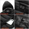 Mens Jackets 15 Areas Heated Jacket Usb Womens Winter Outdoor Electric Heating Warm Sports Thermal Coat Clothing Heatable Vest 221124