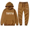 Trendsuits Trendsuit Trend Trend Trend Hooded 2 peças Conjunto de moletom de moletom Sortel