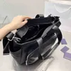 Nya kvällspåsar Totes Prabag Tote Nylon Designer Women Luxury Handbag Casual Pouch Shopper stor kapacitet axelkvalitet Purse plånbok fast färg