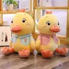 Kawaii Yellow Duck Cuddle Soft Cartoon Animal Duck Filled Doll Friends Birthday Gifts Sofa Cushion ldren Best Gifts J220729