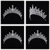 Jóias para cabelos de casamento 2021 Gold Princess Headwears Chic Bridal Tiaras Acessórios impressionantes Cristais de pérolas Casamento e coroas dhgarden dhh9v