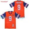 American College Football Wear 9 Bobby Boucher Jersey The Water Boy Film Hommes Football Jersey Haute Qualité 100% Cousu Noir S-3XL