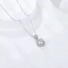 7xvk W21W Pendant Halsband Tillverkare Leverantör Square 1CT 6.5mm D Moissanite Necklace S925 SMEEXCH WOMAN Gift