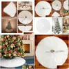 Décorations De Noël Décorations De Noël Arbre Jupe Grand Blanc Neigeux Fausse Fourrure De Noël Pour Intérieur Extérieur Décor Drop Delivery Home G Dh5Lv