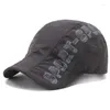 Bérets 2022 Hommes # 39; s Casquettes Golf Conduite Soleil Casquette Plate Mode Coton Papa Chapeau Pour Hommes Casual Visières Visières Casquette Chapeaux De Camionneur