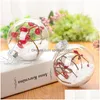 Juldekorationer Juldekorationer 1st Tree Tree Transparent Ball Pendants Plastic Clear Bauble Gift Ornaments Xmas Party Weddi Dhygh