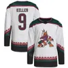 애리조나 하키의 'nhl''coyotes 리버스 레트로 9 Clayton Keller Jersey 67 Lawson Crouse 72 Travis Boyd 19 Shane Doan 6 Chychrun Conor Geekie