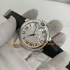 7 Farbe mit Schachtel Uhren für Männer Armbanduhren Automatisch 42 mm WSBB0049 Silber Römisches Zifferblatt Edelstahl Lederband Gelbgold Mechanische Armband Uhr