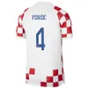 Drużyna narodowa Kids Man Soccer Croacia Jerseys Puchar Świata 2022-23 Modric Gvardiol Sosa Livakovic Lovren Vlasic Livaja Orsic Perisic Kramaric Football Kits