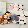 182840 см мультфильм милый мягкий слон свинья кроличьи пингвины плюшевые игрушки для фаршированных животных куклы для животных, маленькие игрушки, рождественские подарки J220729