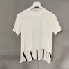 T-shirts voor heren Polo's European Station Knitted Short Sleeve Tide Brand Personality Stripe polo Shirt Goods Tide Fall 2021 New Luxury Wear sleeves